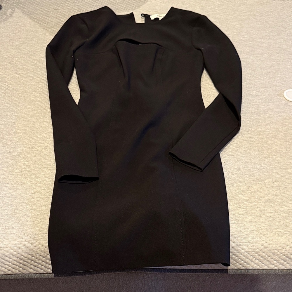 Elegant Black Long Sleeve Dress